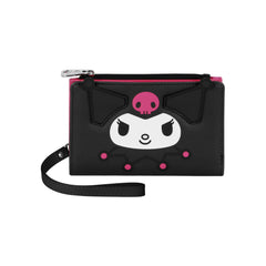 Hello Kitty Kuromi Face Schlanke Geldbörse, Lila