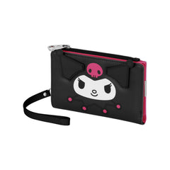 Hello Kitty Kuromi Face Schlanke Geldbörse, Lila