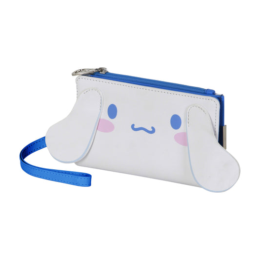 Hello Kitty Cinnamoroll Face-Carteira Slim, Branco