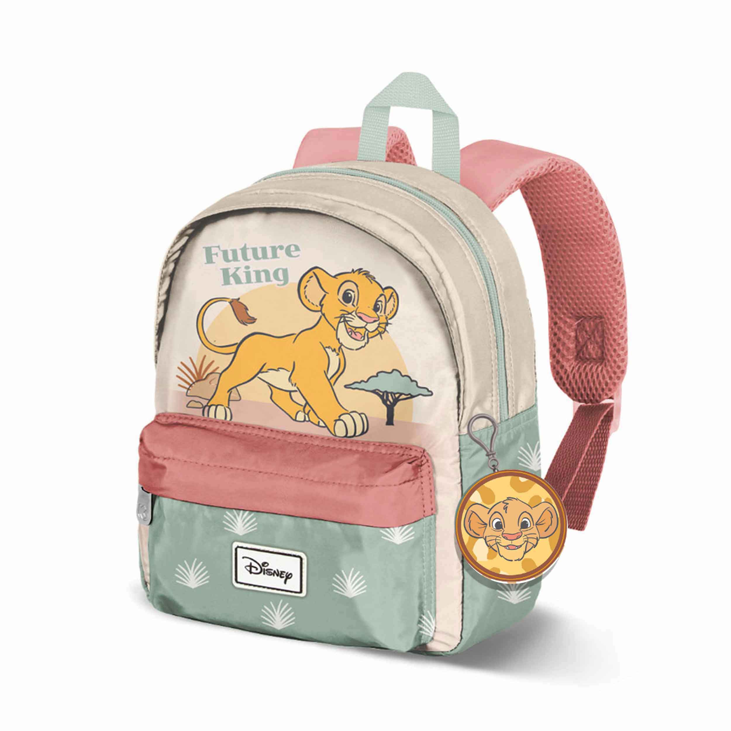 Disney El Rey León King-Mochila Joy + Accesorio, Hueso