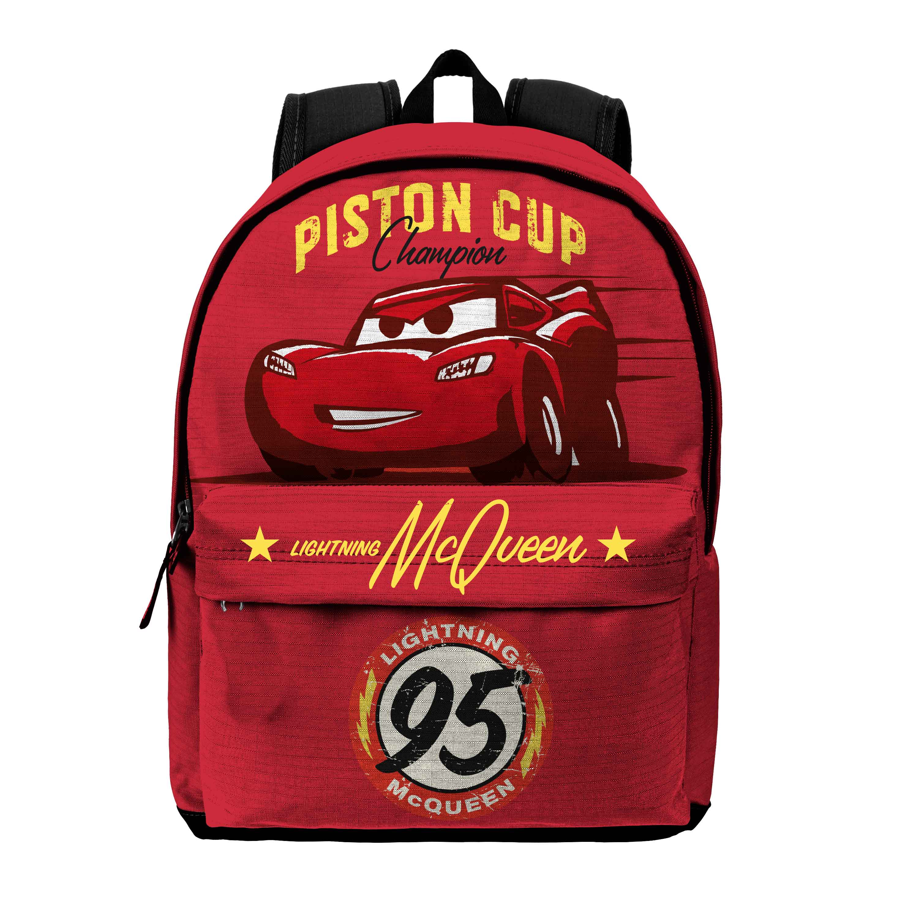 Disney Cars 3 Piston-Mochila HS FAN 3.0, Rojo