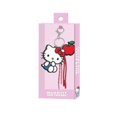 Hello Kitty Face-Llavero Charm, Blanco
