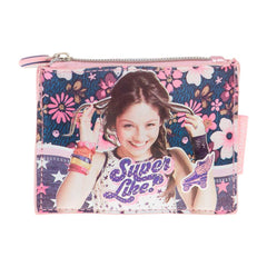 Disney Soy Luna Superlike-Portamonete Quadrato, Lilla