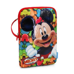 Disney Topolino Delicious-Borsa a Tracolla Tablet, Rosso