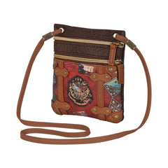 Harry Potter Railway-Borsa a Tracolla Action Mini Verticale, Marrone