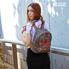 Harry Potter Railway-Fashion Backpack, Brown