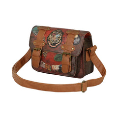 Harry Potter Railway-Borsa a Tracolla Satchel, Marrone