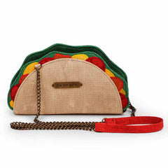 Oh My Pop Taco-Borsa a Tracolla Tex, Beige
