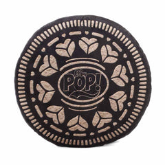 Oh My Pop Black Cookie-Cuscino Grande, Marrone