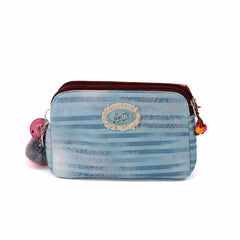 Forever Ninette Origin-Sac à Bandoulière Double Zipper, Multicolore