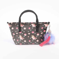 Oh My Pop Popnicorn-Borsa Tote Piccola, Nero