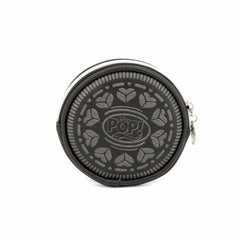 Oh My Pop! Black Cookie-Monedero Redondo, Marrón