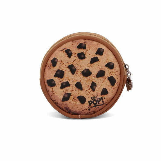 Oh My Pop! Cookies-Round Purse, Brown