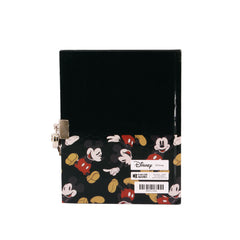 Disney Mickey Mouse True-Diario con Llave, Negro