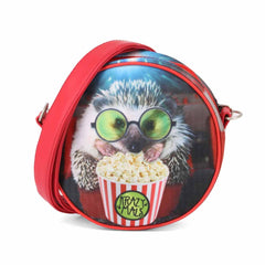 Karactermania Krazymals Hedgehog-Borsa a Tracolla Rotonda, Multicolore