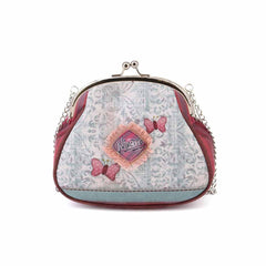 Forever Ninette Swing-Sac à Bandoulière Retro Chaîne Grand, Multicolore