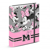 4 Rings Binder Grid Paper Minnie Mouse Ribbons