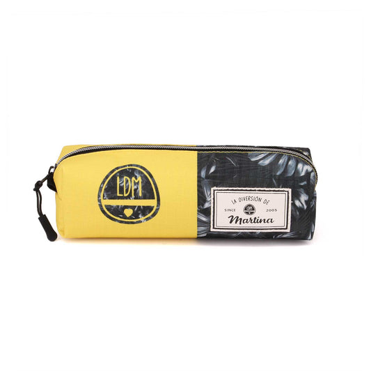 Martina D'Antiochia (La Diversión de Martina) Yellow-Estuche Portatodo Cuadrado HS, Amarillo