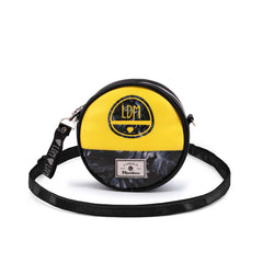 Martina D'Antiochia (Martina's Fun) Yellow-Round Shoulder Bag, Yellow