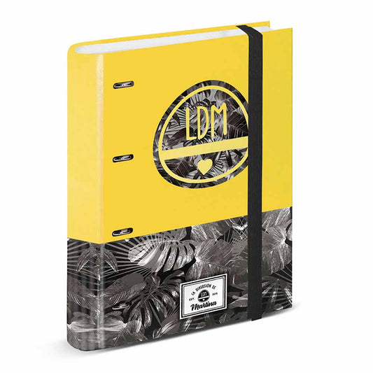 Martina D'Antiochia (Martina's Fun) Yellow-Carpesano 4 Rings Grid Paper, Yellow
