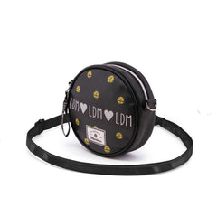 Martina D'Antiochia (Martina's Fun) Grey-Round Shoulder Bag, Grey