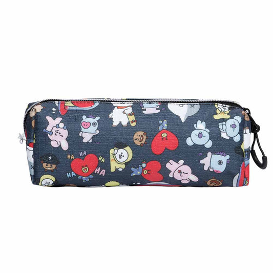 BT21 Universtar-Estuche Portatodo Cuadrado HS, Gris