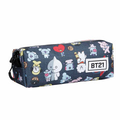 BT21 Universtar-Estuche Portatodo Cuadrado HS, Gris