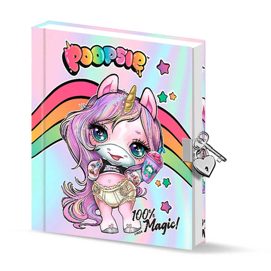 Poopsie Slime Surprise Magic-Diario con Llave, Rosa