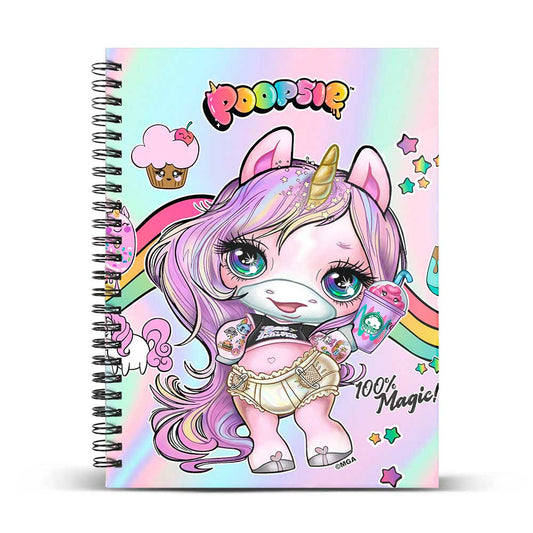 Poopsie Slime Surprise Magic-Libreta Shine, Rosa