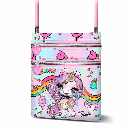Poopsie Slime Surprise Magic Action Mini Vertical Crossbody Bag, Pink