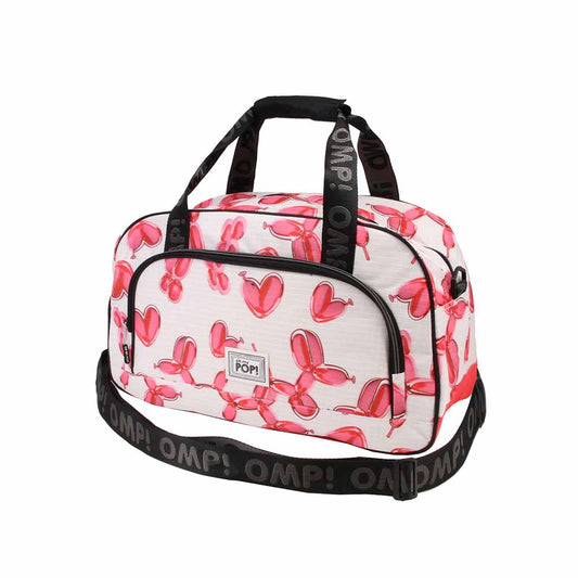 Oh My Pop Globoniche-Bolsa de Deporte Sport Pocket, Rojo