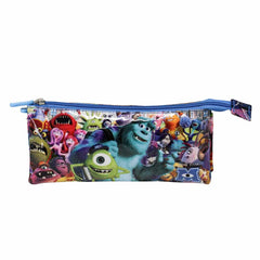 Disney Monsters Inc. University Triple Pencil Case, Multicolor