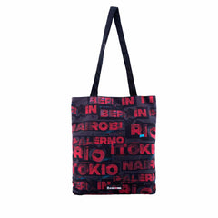 La Casa de Papel Cities-Bolsa de la Compra Tote Shopping Bag, Rojo
