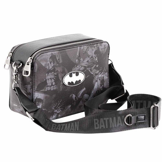 DC Comics Batman Bat-Bat IBiscuit Shoulder Bag, Black