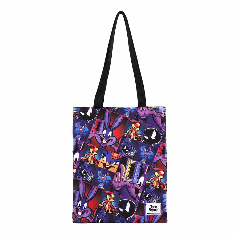 Looney Tunes Space Jam 2: A New Legacy Jam-Bolsa de la Compra Tote Shopping Bag, Multicolor