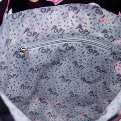 Oh My Pop Illusion-Bolsa de la Compra Tote Shopping Bag, Negro