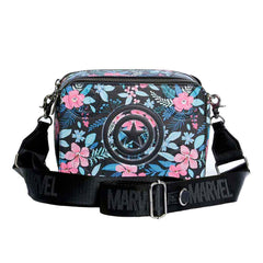 Marvel Captain America Spring-Bag IBiscuit Shoulder Bag, Multicolor