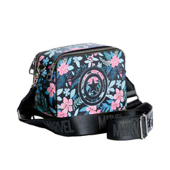 Marvel Captain America Spring-Bag IBiscuit Shoulder Bag, Multicolor