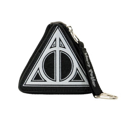 Harry Potter Hallows-Portamonete Triangolare, Nero