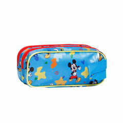 Disney Mickey Mouse Pluto-3D Double Pencil Case, Blue