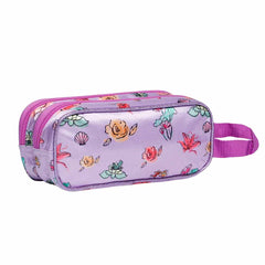 Disney Princesas Fairytale-Estuche Portatodo 3D Doble, Malva