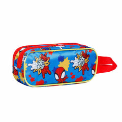 Trousse à crayons Marvel Spiderman Team-Double 3D, Multicolore