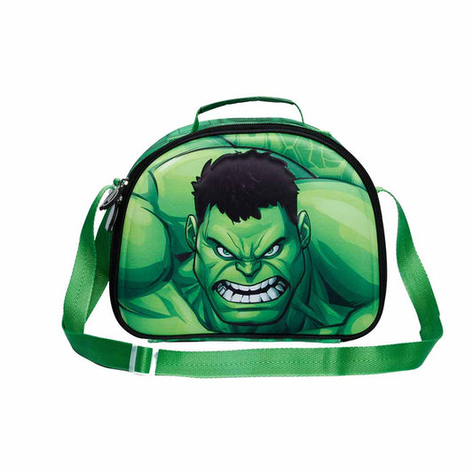 Marvel Hulk Destroy-3D Lunch Bag, Green