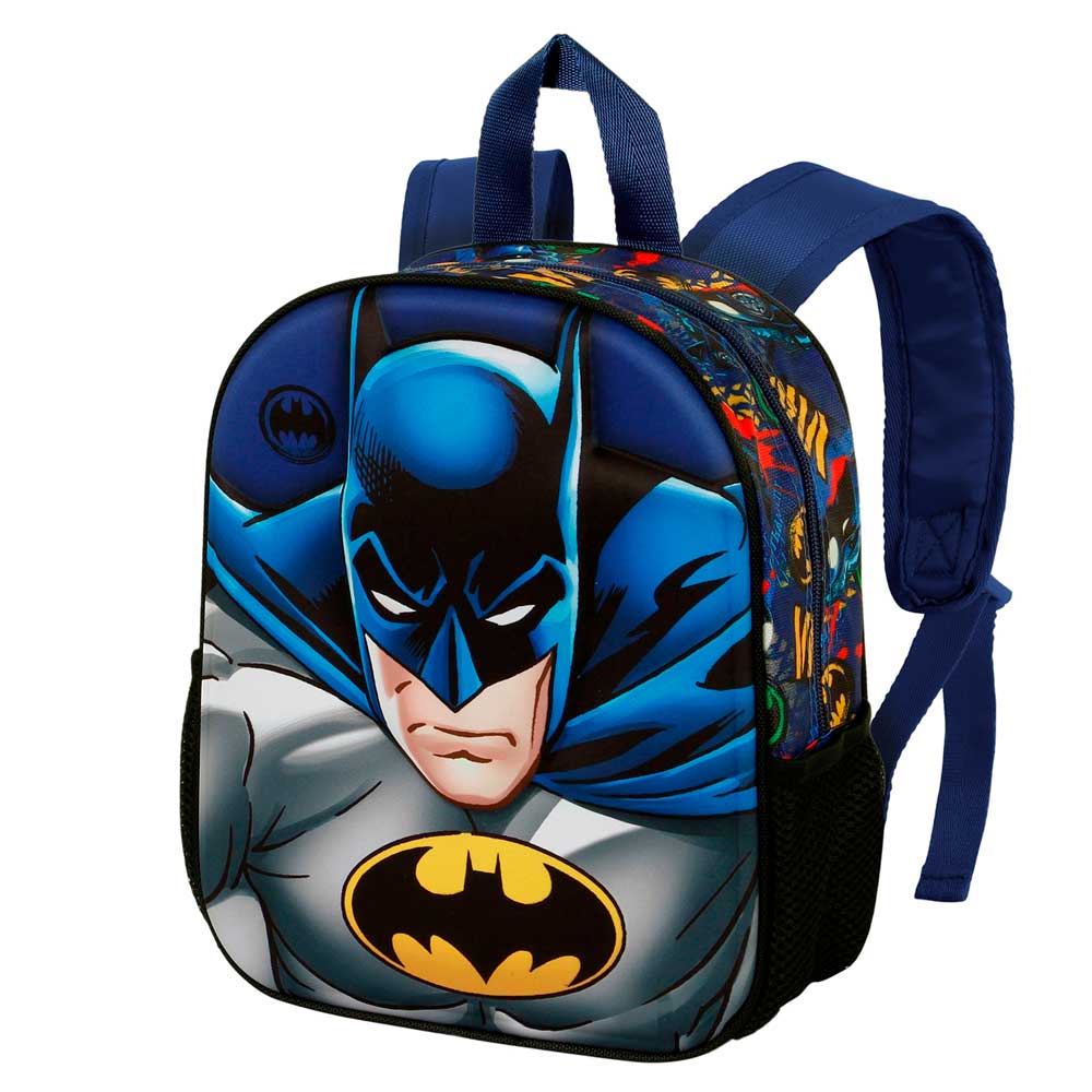 DC Comics Batman Rage-Small 3D Backpack, Blue