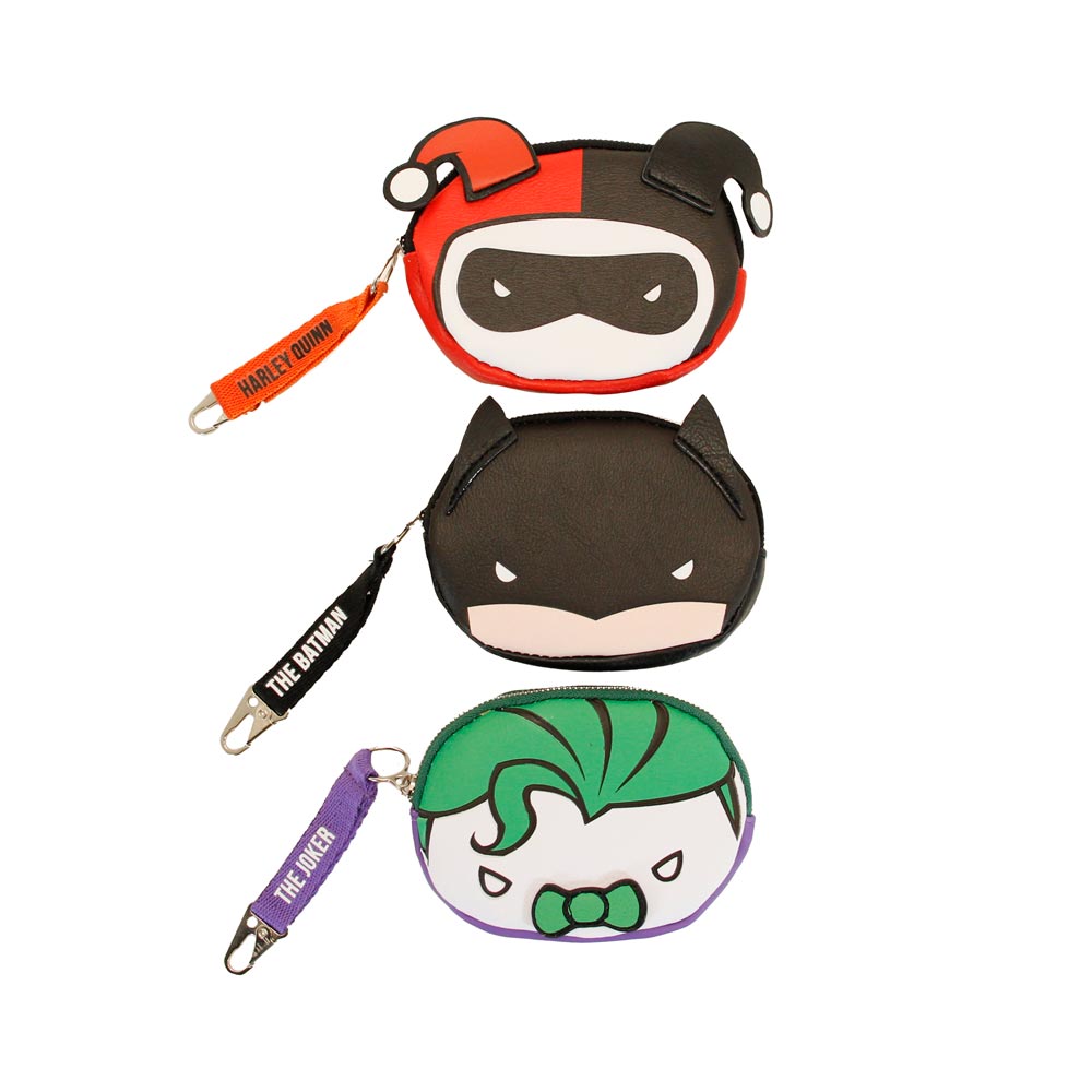DC Comics Batman Assorted DC-Exhibitor of Pill Chibi Purses Pill Chibi, Multicolor