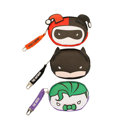 DC Comics Batman Assorted DC-Exhibitor of Pill Chibi Purses Pill Chibi, Multicolor
