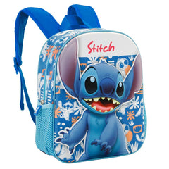 Disney Lilo and Stitch Dancing-Small 3D Backpack, Blue