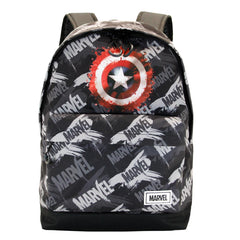 Sac à dos Marvel Captain America Scratches-HS FAN, gris