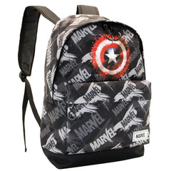 Sac à dos Marvel Captain America Scratches-HS FAN, gris