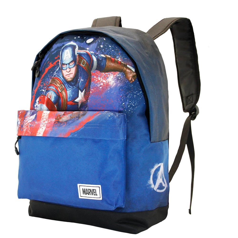 Marvel Captain America Full-HS FAN Sac à dos HS FAN, bleu